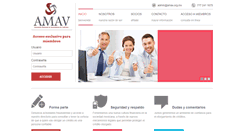 Desktop Screenshot of amav.org.mx